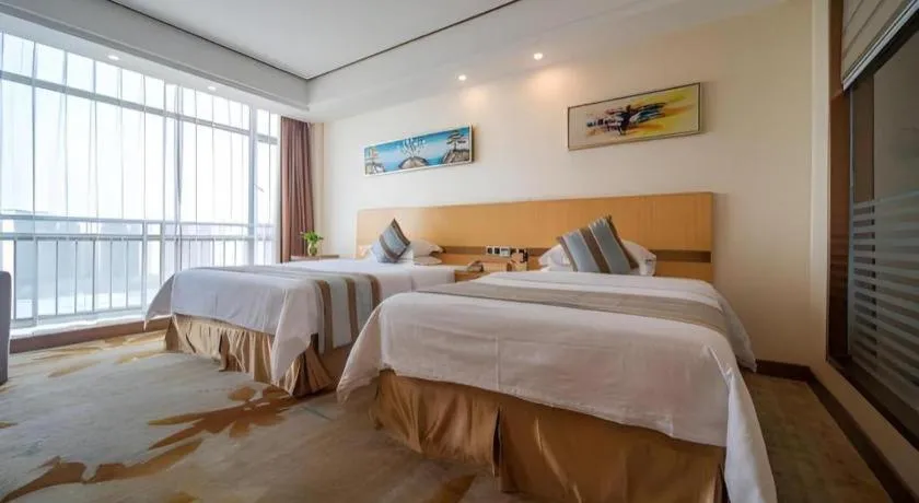 Bed in GreenTree Alliance Foshan West Station Luowu Road Hotel