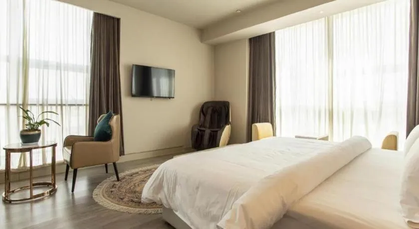 Bed in Jinjiang Metropolo Hotel - Turpan Administration Center