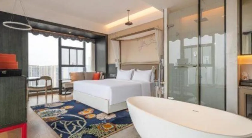 Bed in Hengding Century Hotel Chengdu