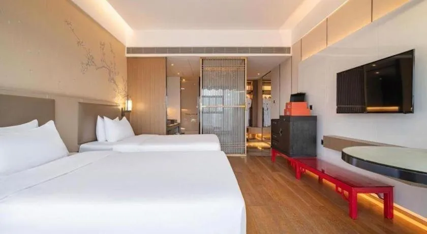 Bed in Hengding Century Hotel Chengdu