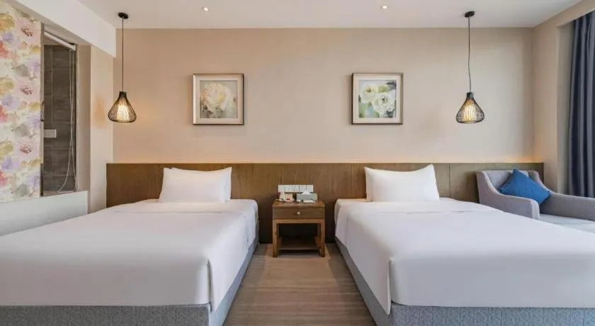 Bed in Hengding Century Hotel Chengdu