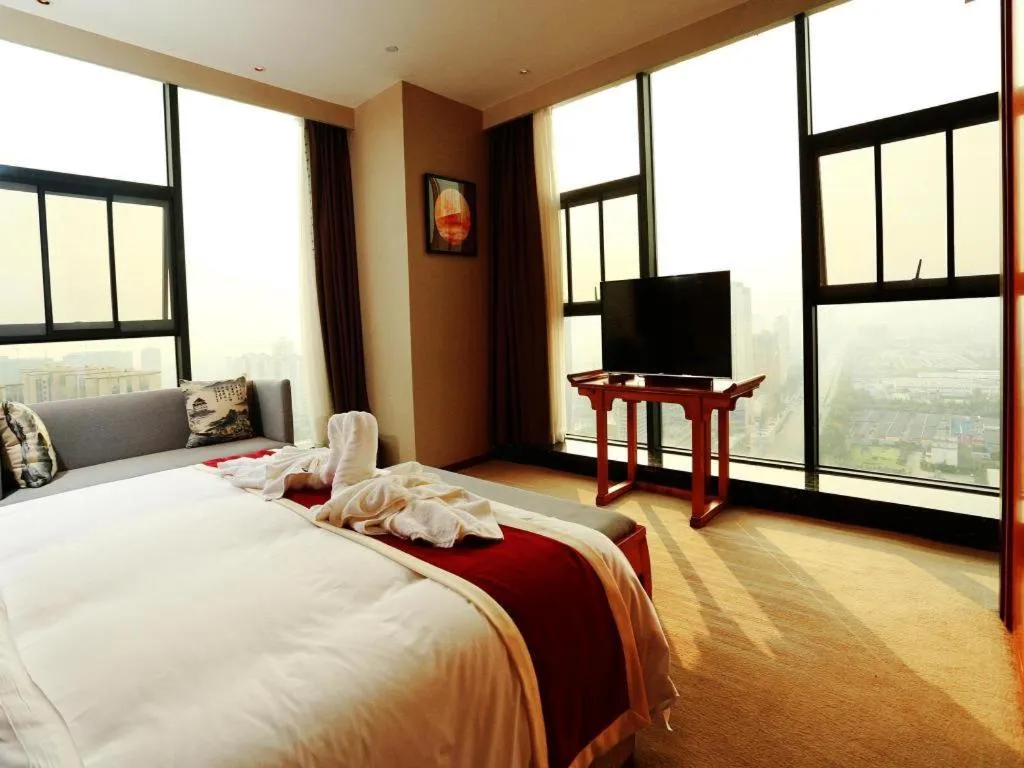 Bed in Hengding Century Hotel Chengdu