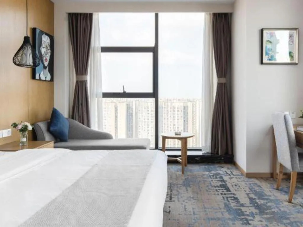 Bed in Hengding Century Hotel Chengdu