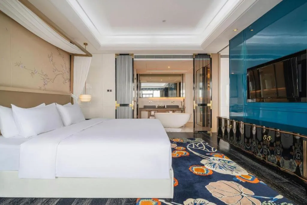 Bed in Hengding Century Hotel Chengdu