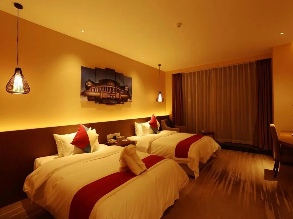 Bed in Hengding Century Hotel Chengdu