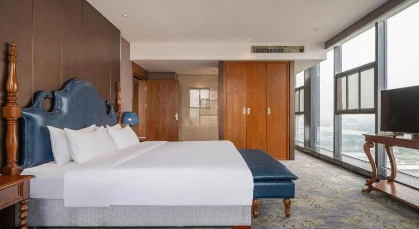 Bed in Hengding Century Hotel Chengdu