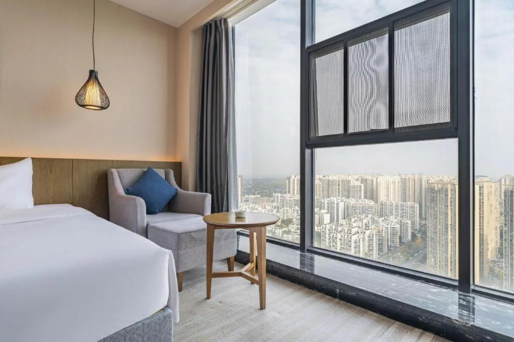 Bed in Hengding Century Hotel Chengdu