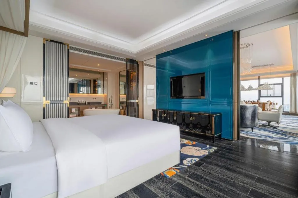 Bed in Hengding Century Hotel Chengdu