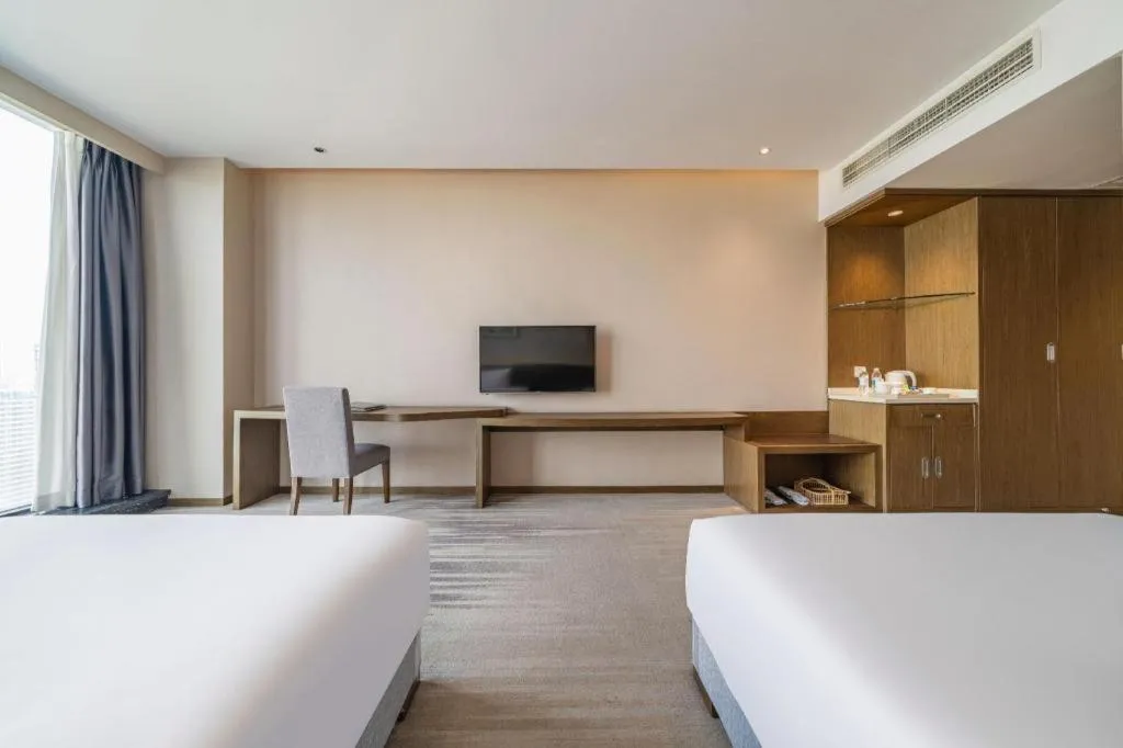 Bed in Hengding Century Hotel Chengdu