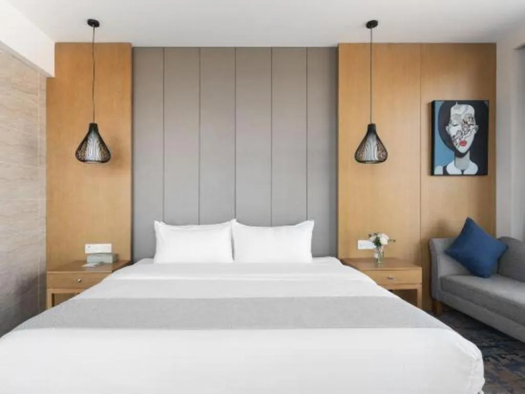 Bed in Hengding Century Hotel Chengdu