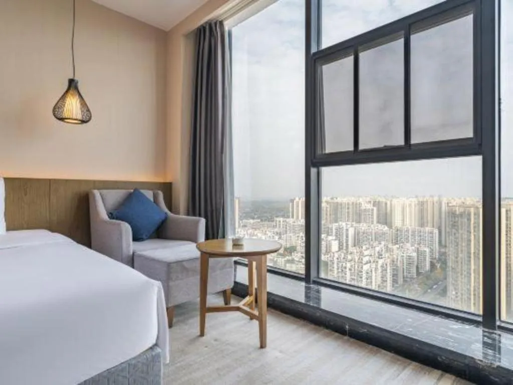 Bed in Hengding Century Hotel Chengdu