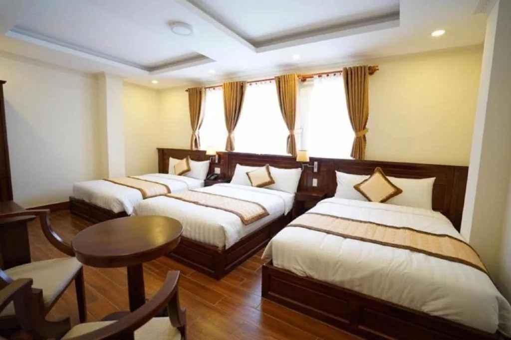 Bed in Thuy Hien Hotel