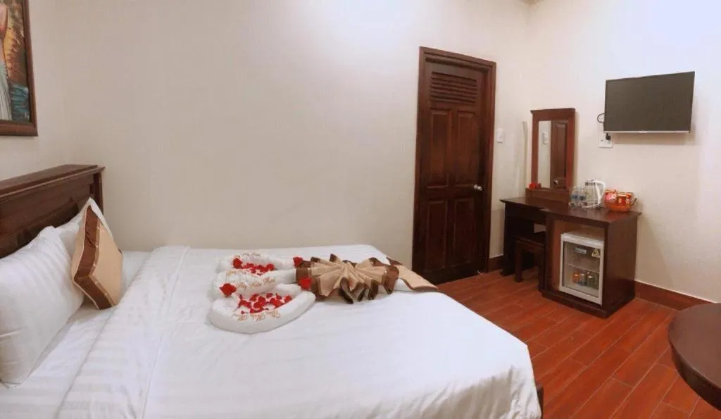 Bed in Thuy Hien Hotel