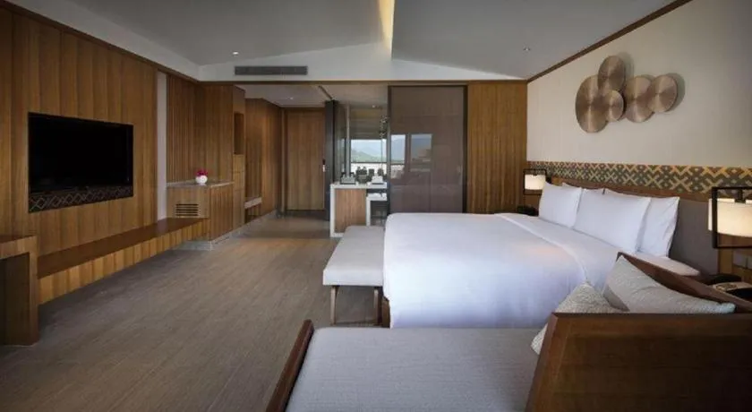 Bed in La Fountain Hotel & Resort Sanya