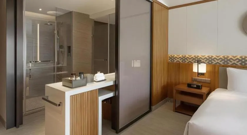 Bed in La Fountain Hotel & Resort Sanya