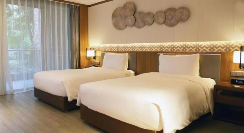 Bed in La Fountain Hotel & Resort Sanya