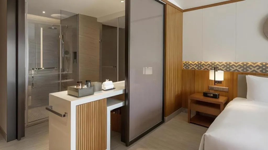 Bed in La Fountain Hotel & Resort Sanya