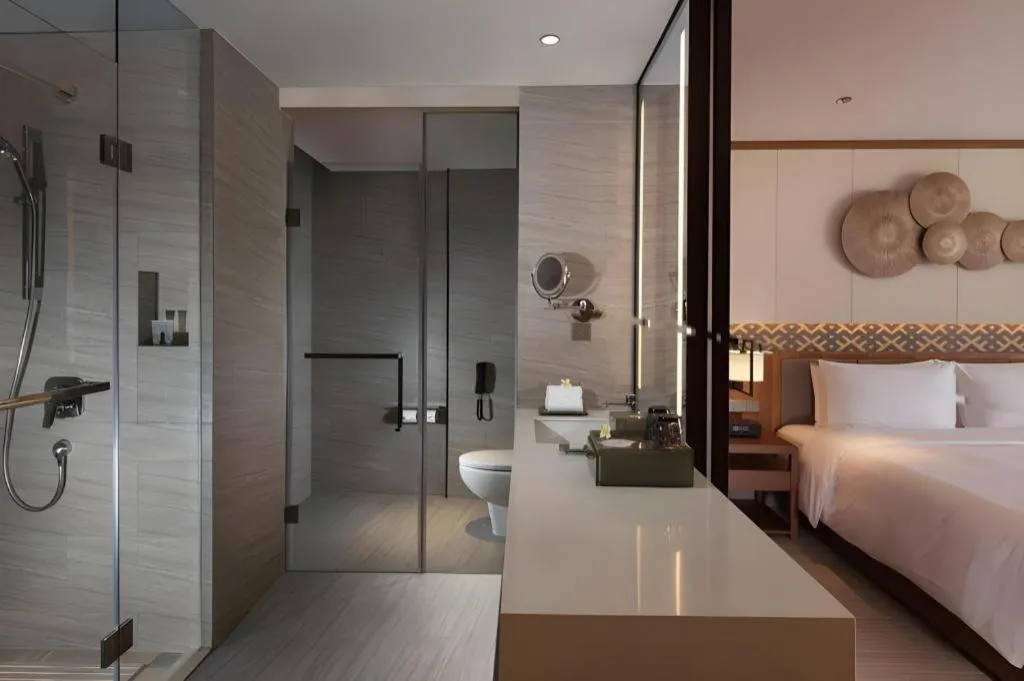 Bed in La Fountain Hotel & Resort Sanya