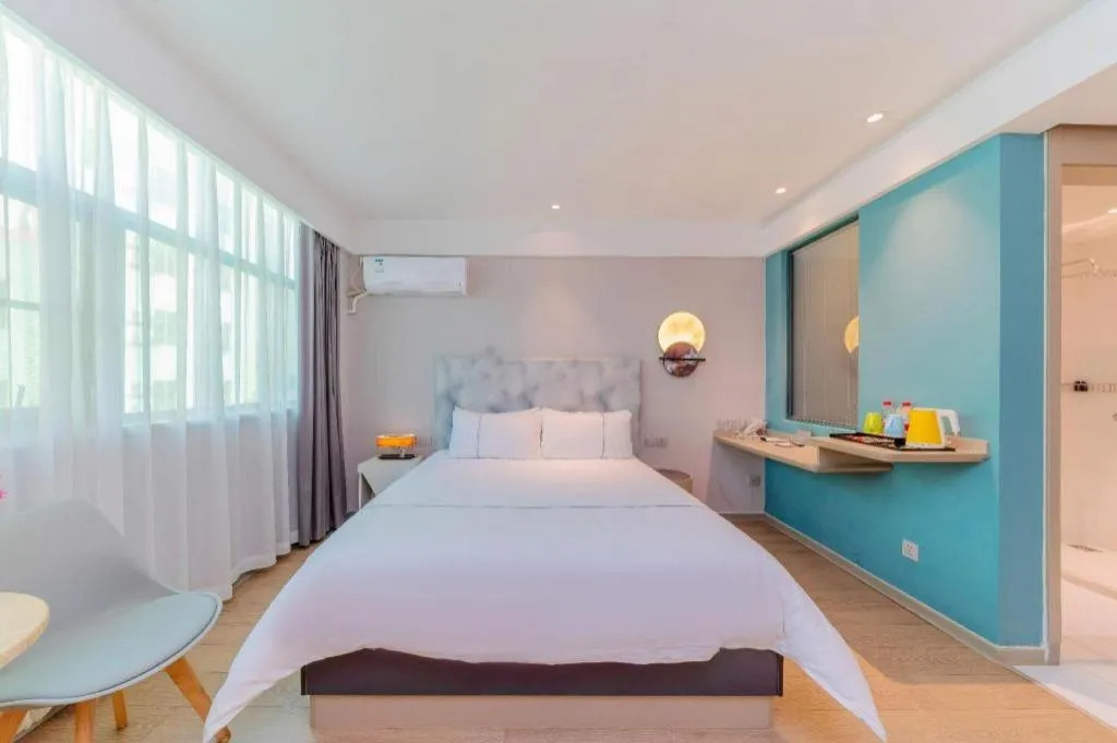 Bed in Magnotel Hotel Huizhou South Station Branch