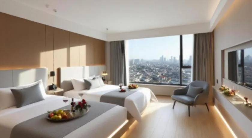 Bed in Magnotel Hotel Huizhou South Station Branch