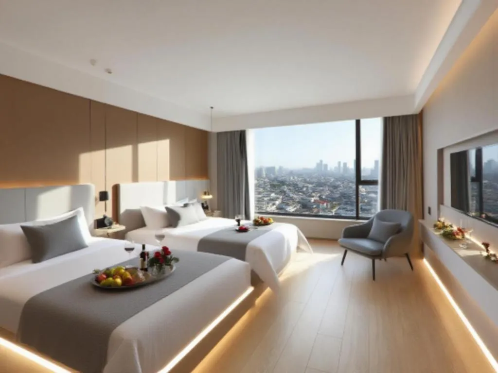 Bed in Magnotel Hotel Huizhou South Station Branch