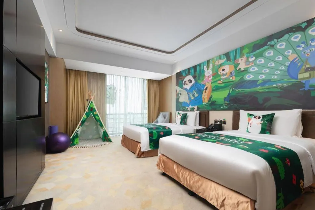 Bed in The QUBE Hotel Jingzhou
