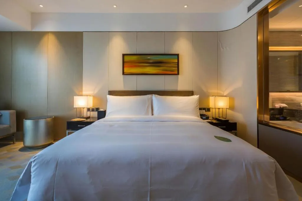 Bed in The QUBE Hotel Jingzhou