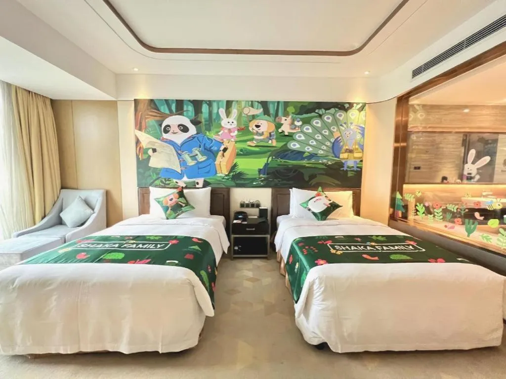 Bed in The QUBE Hotel Jingzhou