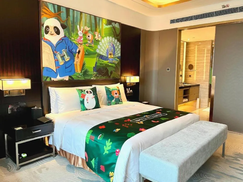 Bed in The QUBE Hotel Jingzhou