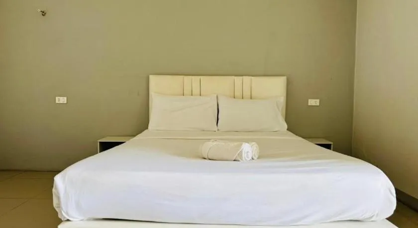 Bed in River Residence Saraburi Hotel