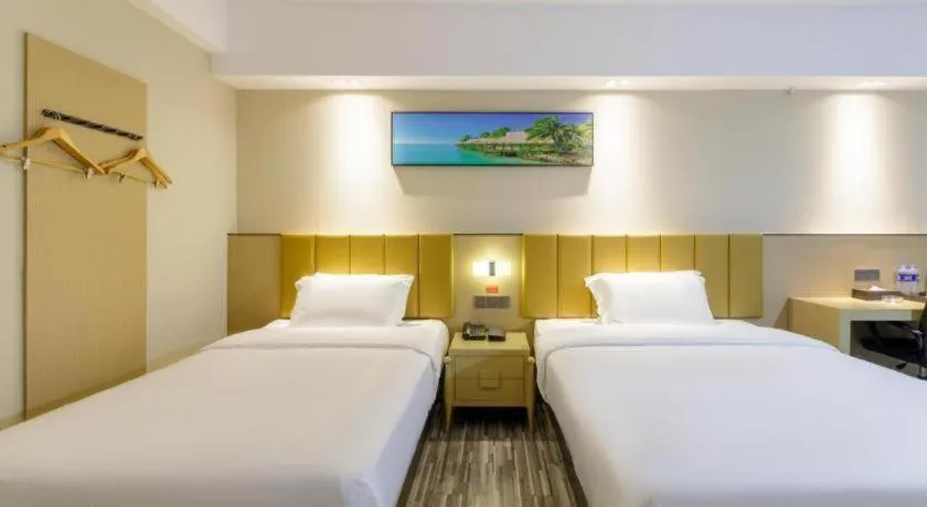 Bed in Jingtu hotel zhanjiang dingsheng plaza store