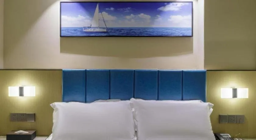 Bed in Jingtu hotel zhanjiang dingsheng plaza store