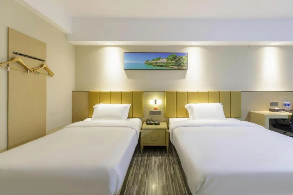 Bed in Jingtu hotel zhanjiang dingsheng plaza store