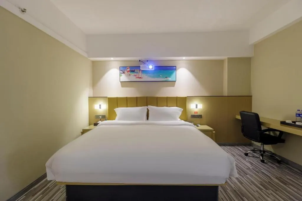 Bed in Jingtu hotel zhanjiang dingsheng plaza store