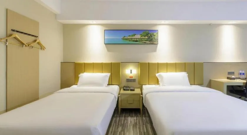 Bed in Jingtu hotel zhanjiang dingsheng plaza store