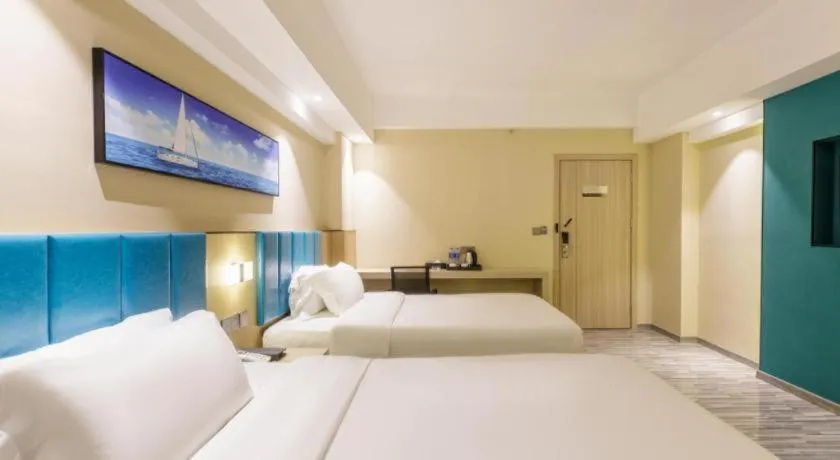 Bed in Jingtu hotel zhanjiang dingsheng plaza store