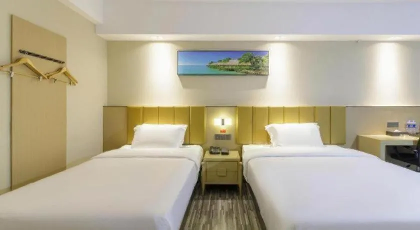 Bed in Jingtu hotel zhanjiang dingsheng plaza store