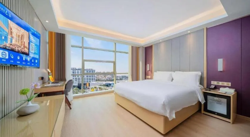 Bed in Lavande Hotels Guangzhou Baiyun Avenue North Metro Station