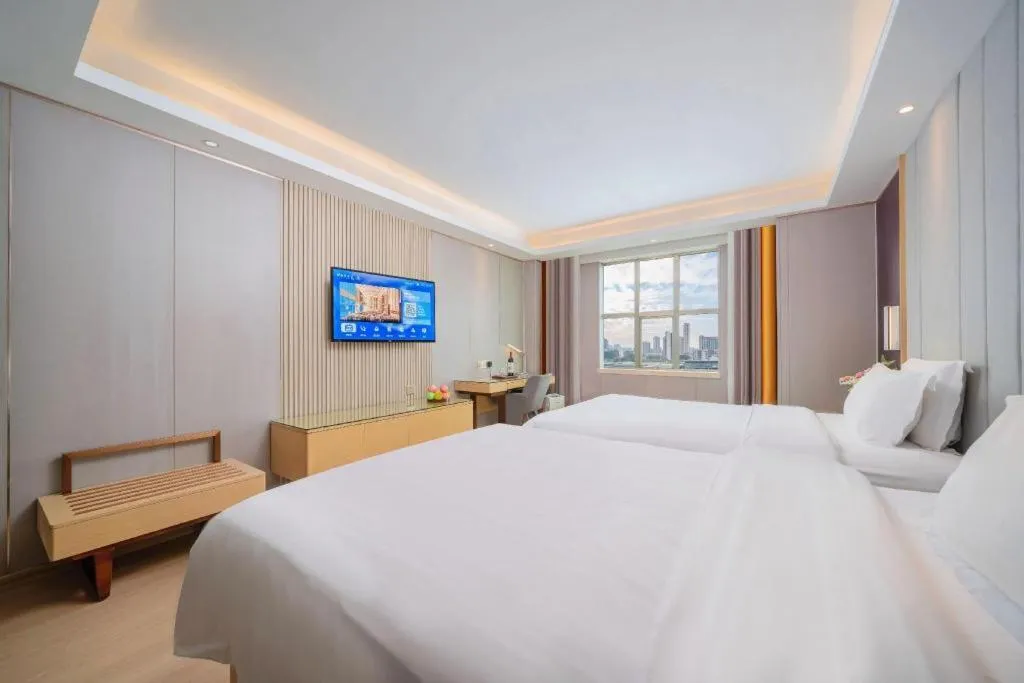 Bed in Lavande Hotels Guangzhou Baiyun Avenue North Metro Station