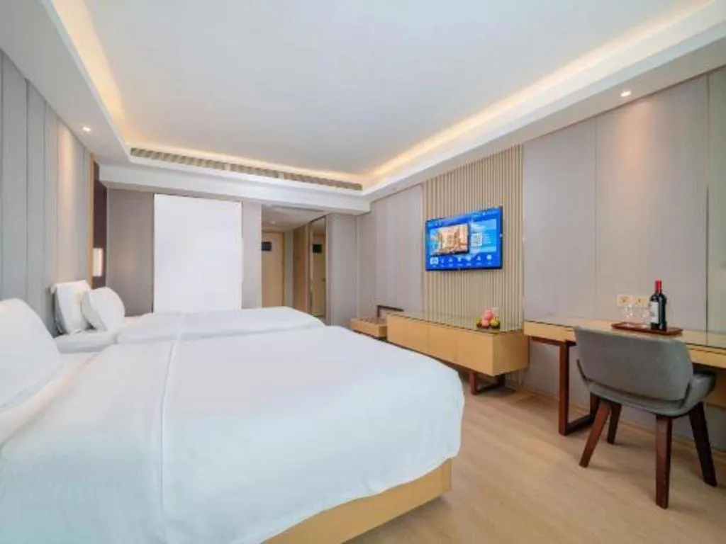 Bed in Lavande Hotels Guangzhou Baiyun Avenue North Metro Station