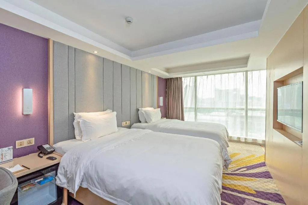 Bed in Lavande Hotels Guangzhou Baiyun Avenue North Metro Station