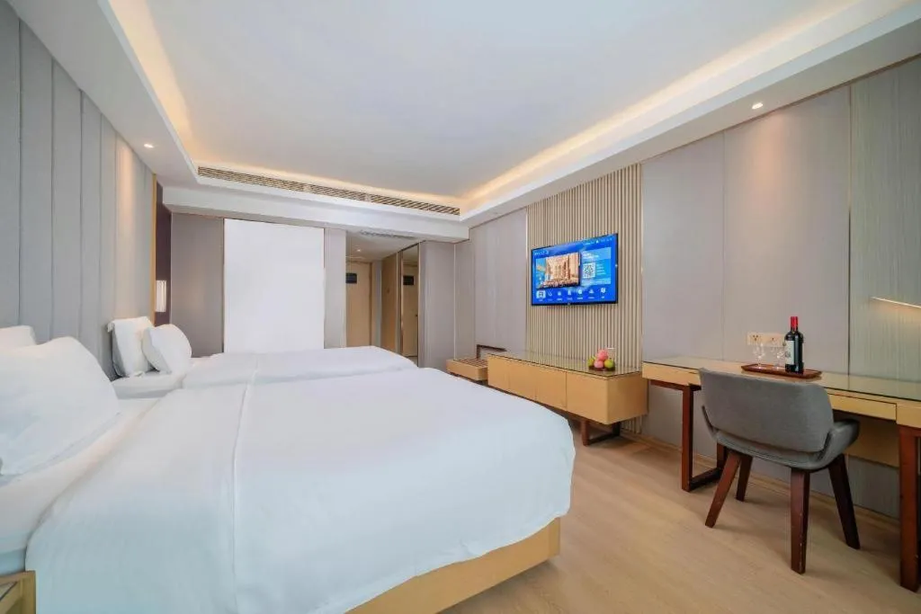 Bed in Lavande Hotels Guangzhou Baiyun Avenue North Metro Station