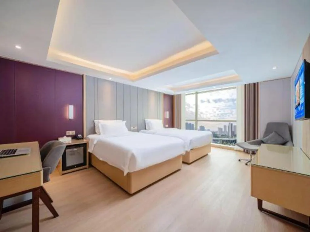 Bed in Lavande Hotels Guangzhou Baiyun Avenue North Metro Station