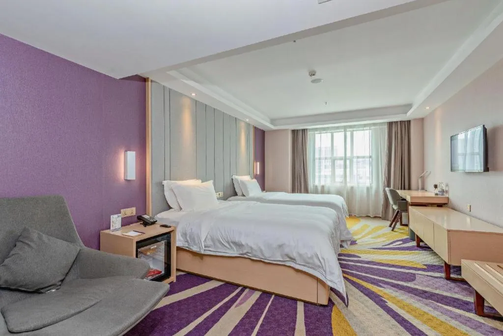 Bed in Lavande Hotels Guangzhou Baiyun Avenue North Metro Station