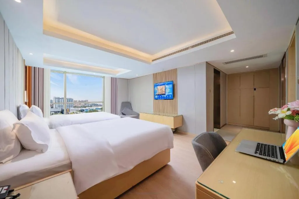 Bed in Lavande Hotels Guangzhou Baiyun Avenue North Metro Station
