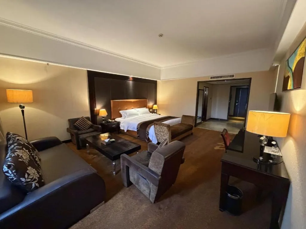 Bed in The Bmc Hotel