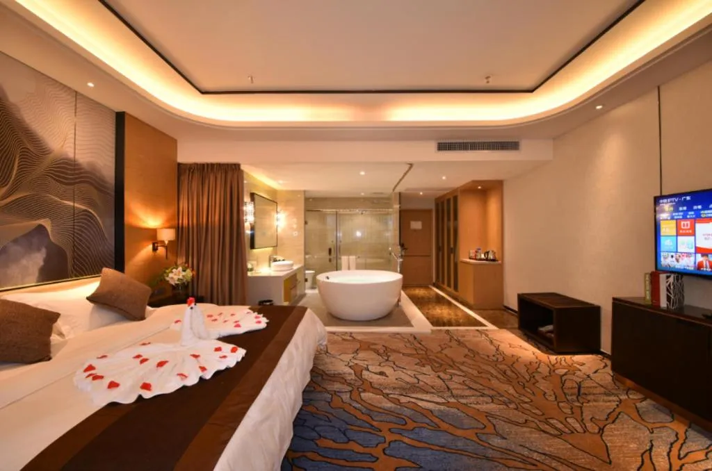 Bed in The Bmc Hotel