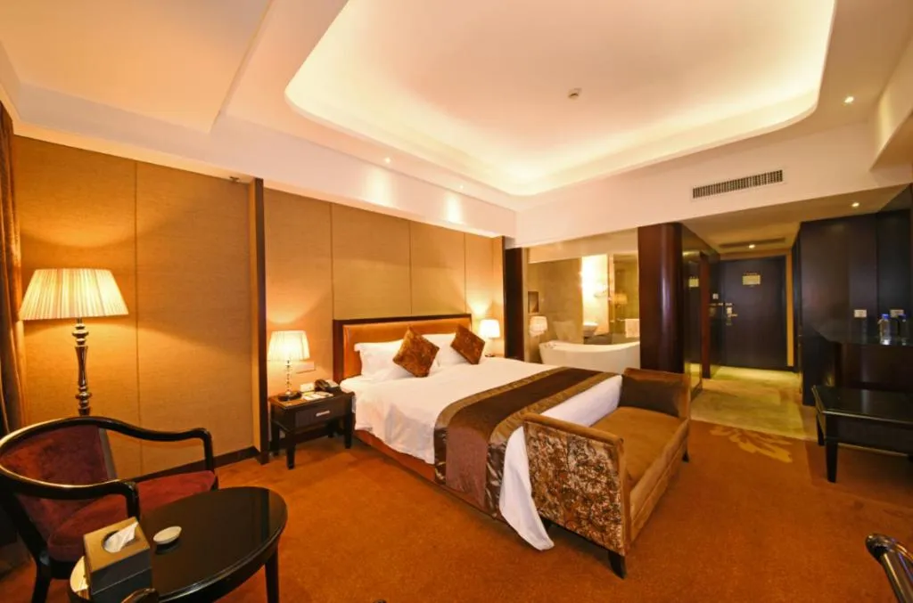 Bed in The Bmc Hotel