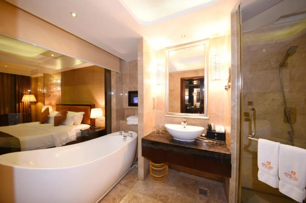 Bed in The Bmc Hotel