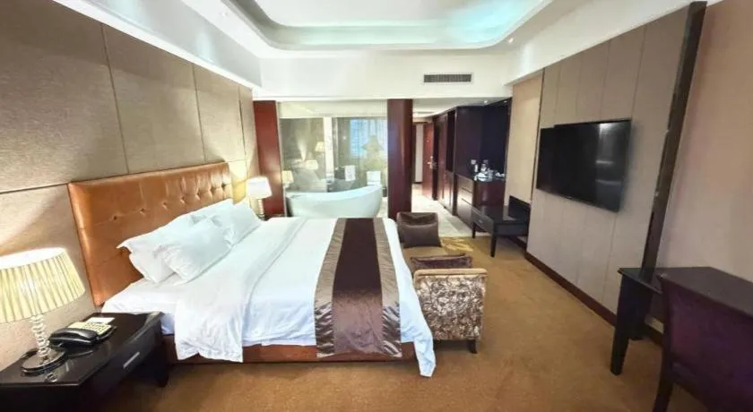 Bed in The Bmc Hotel